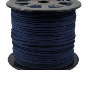 Suede Imitatie 3mm Dblauw